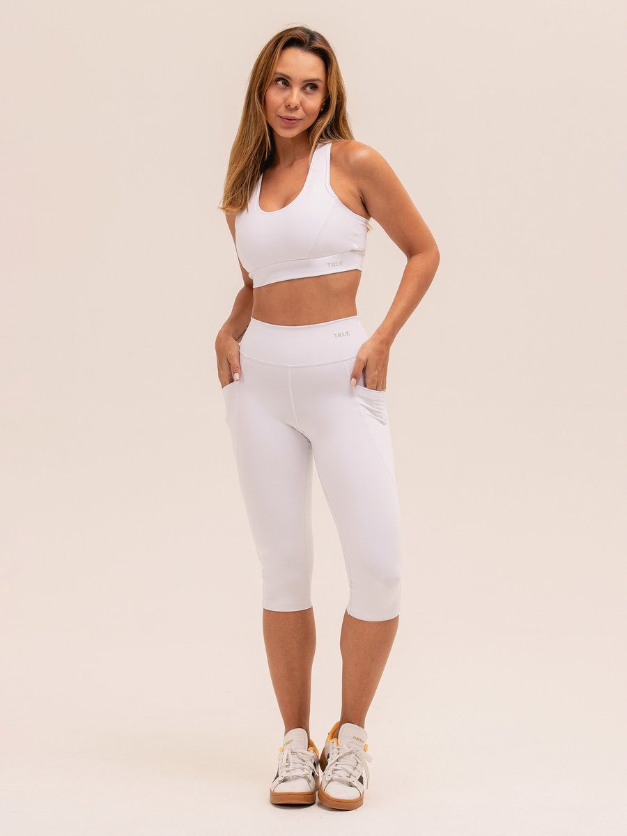 Conjunto Corsario Com Bolso e Top Nadador Emana - Branco