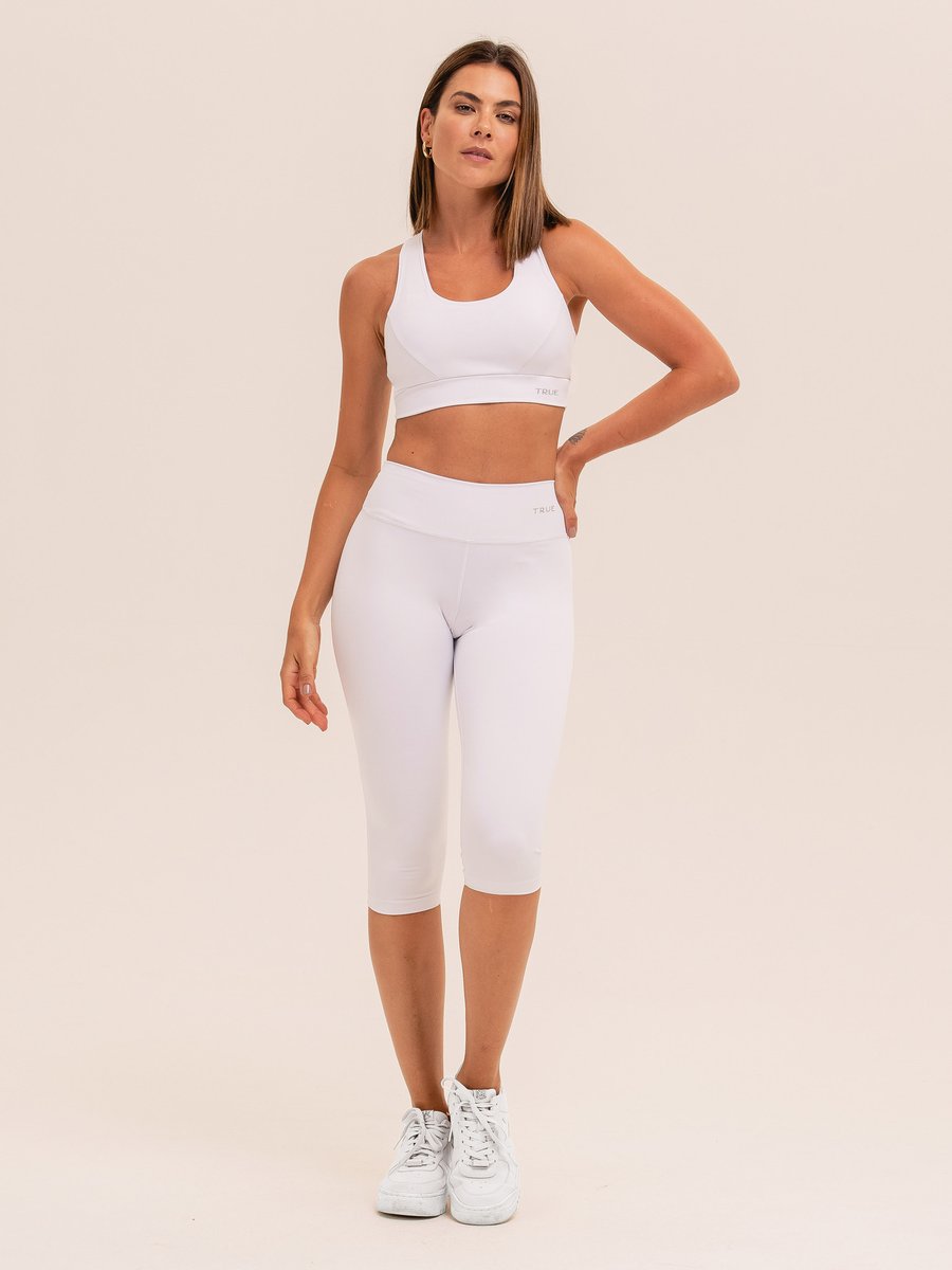 Conjunto Corsario e Top Nadador Emana - Branco